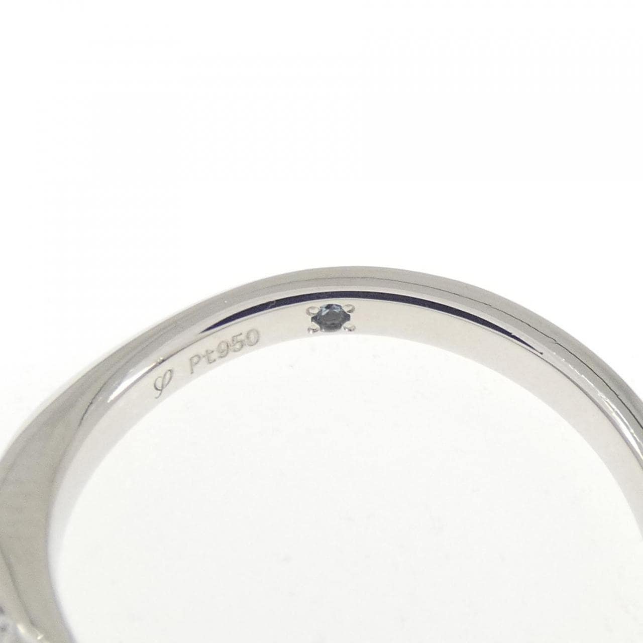 PT950 ダイヤモンド リング 0.08CT