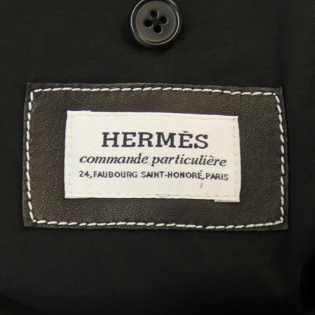 エルメス HERMES レザーコート