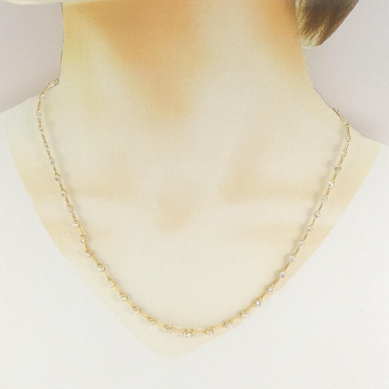 K18YG ダイヤモンド ネックレス 3.00CT