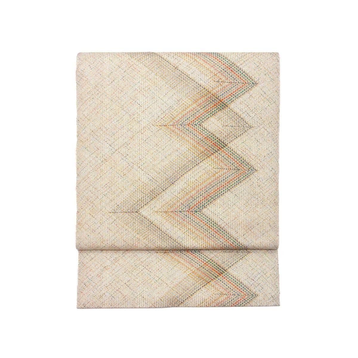 名古屋帯　組糸織　全通柄