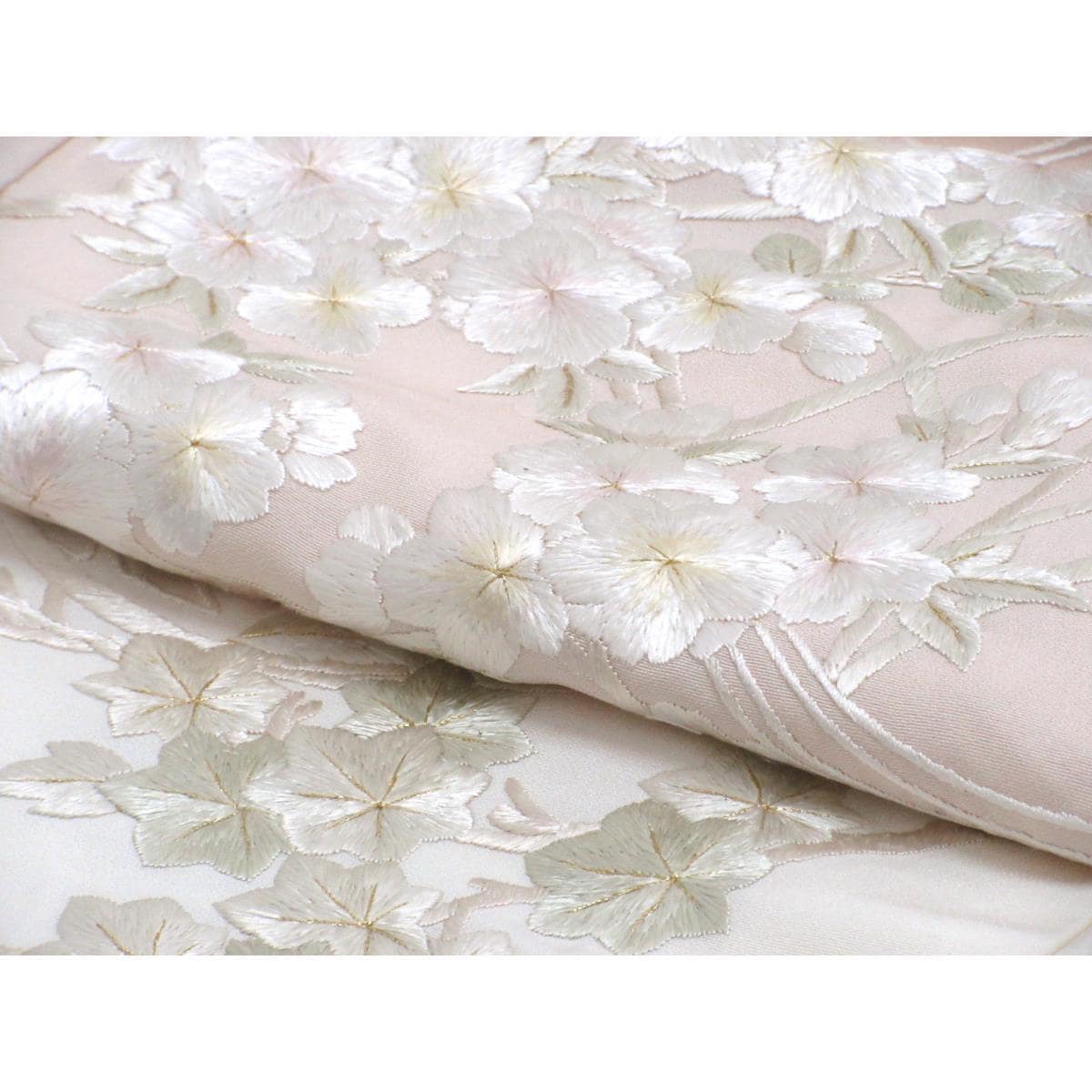 【新品】訪問着　刺繍加工