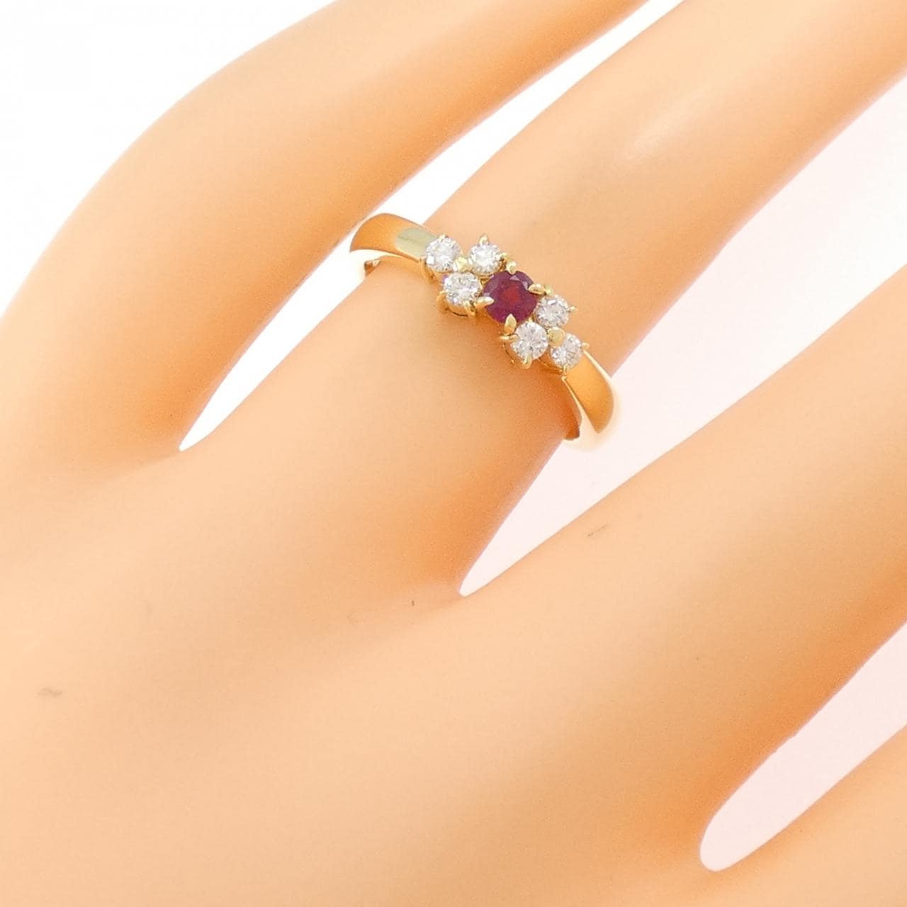 ミキモト ルビー リング 0.11CT