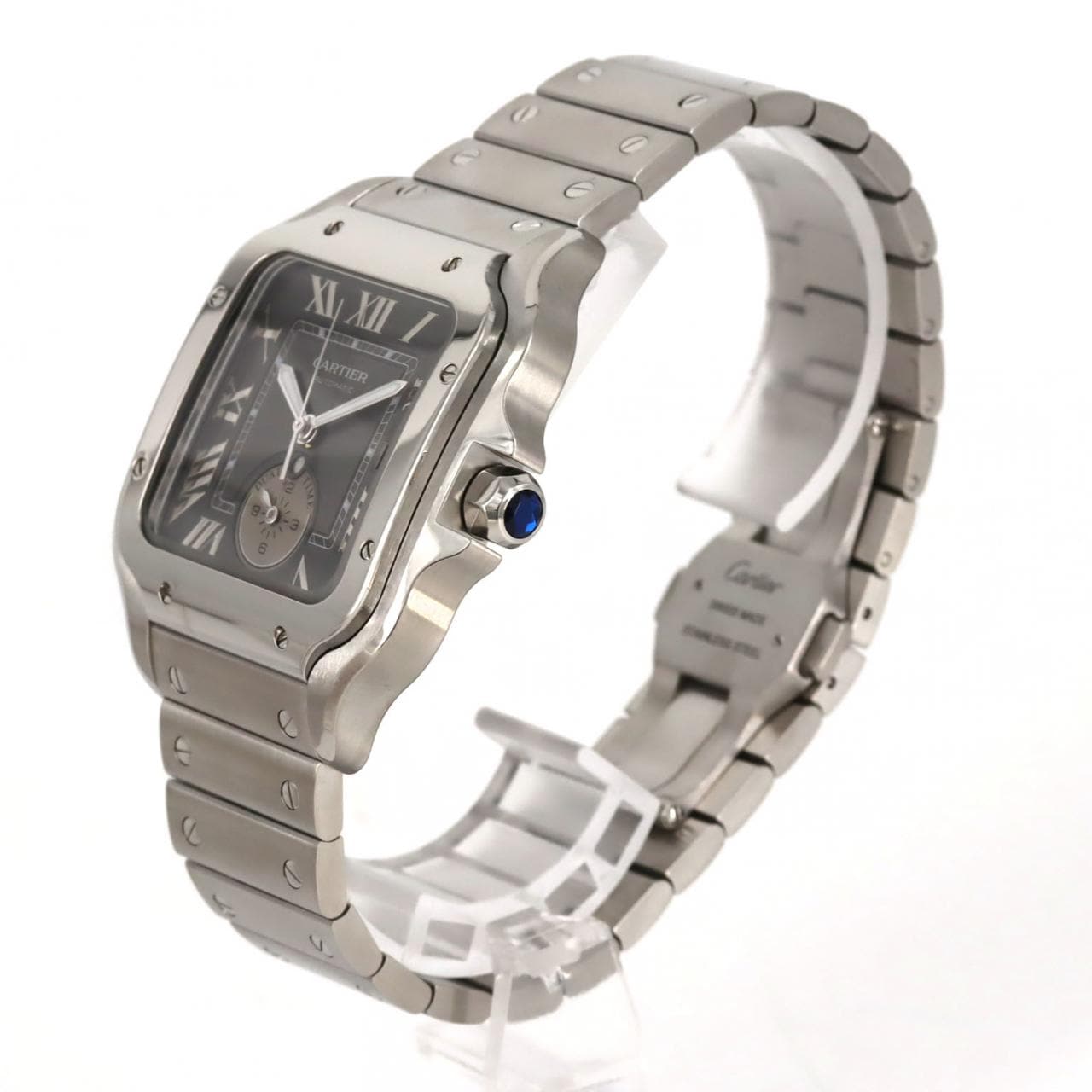 カルティエ サントス･ドゥ･カルティエ デュアルタイムゾーンLM WSSA0076 SS 自動巻