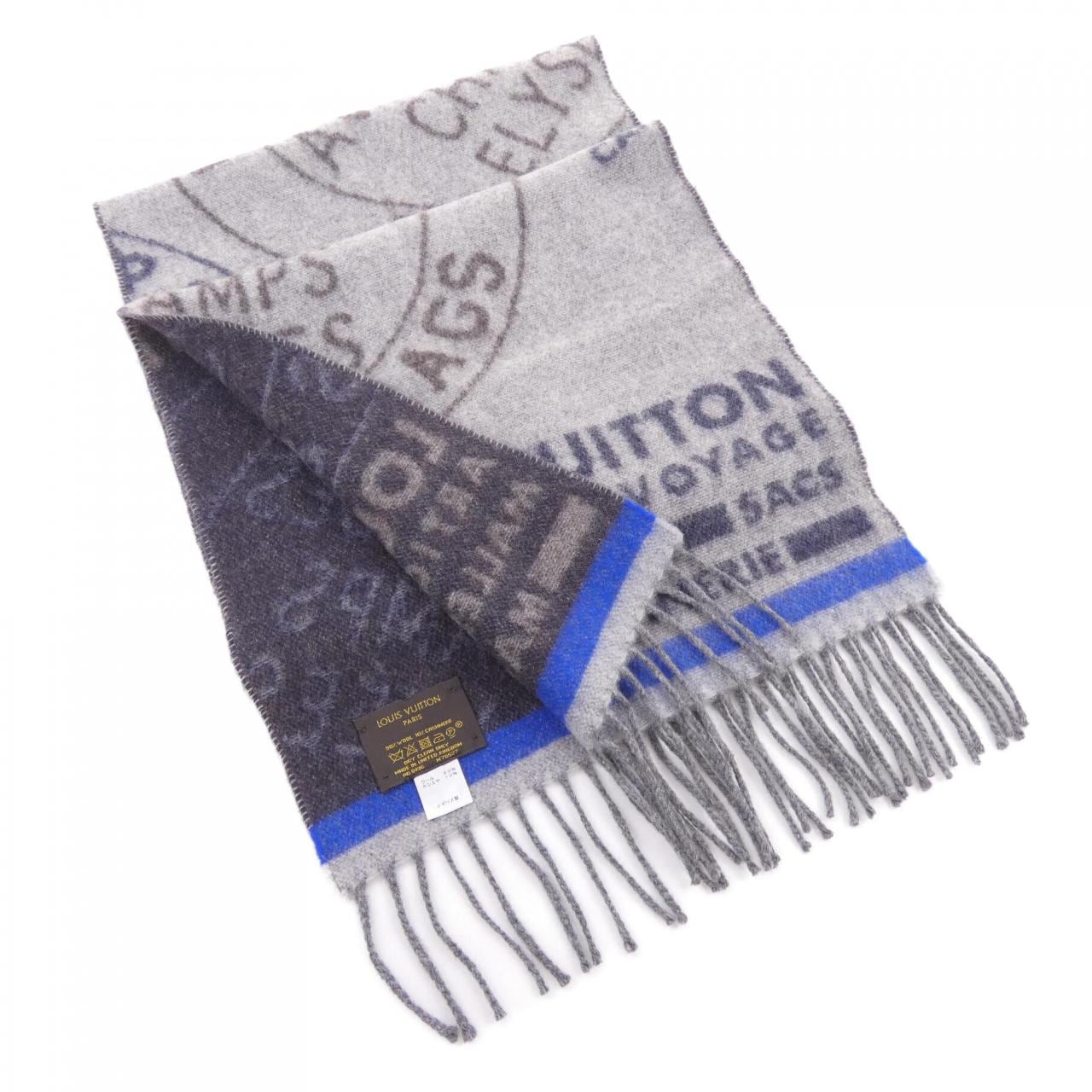 ルイヴィトン LOUIS VUITTON エシャルプ トランク スタンプス M78527 MUFFLER