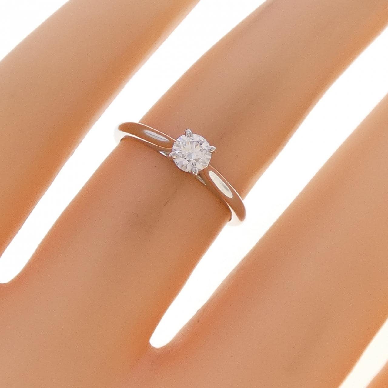 カルティエ 1895 ソリテール リング 0.22CT