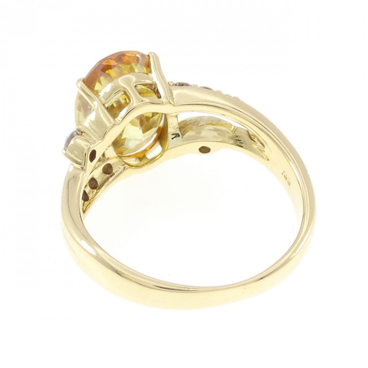 K18YG スファレライト リング 4.79CT