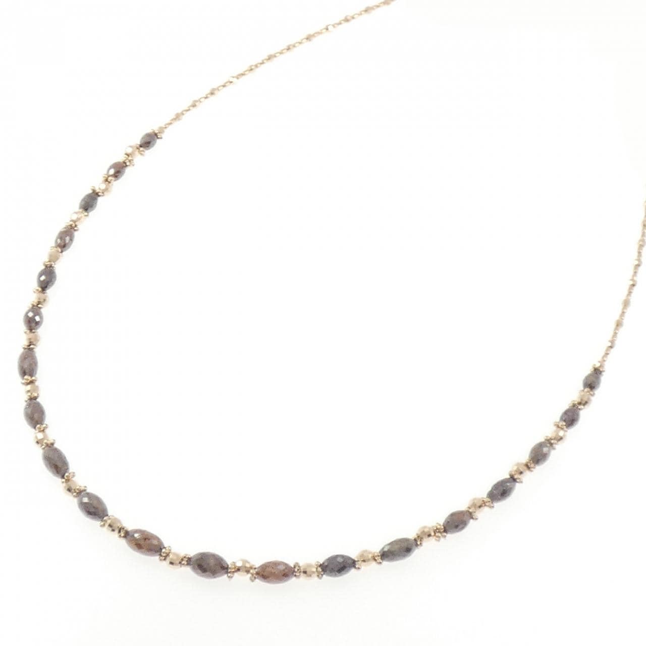 K18PG ダイヤモンド ネックレス 14.00CT