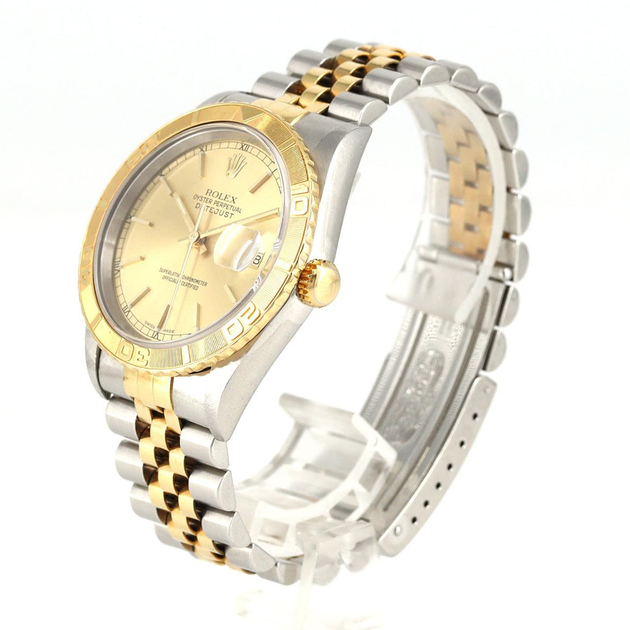 ロレックス サンダーバード 16263･5 SSxYG 自動巻 K番