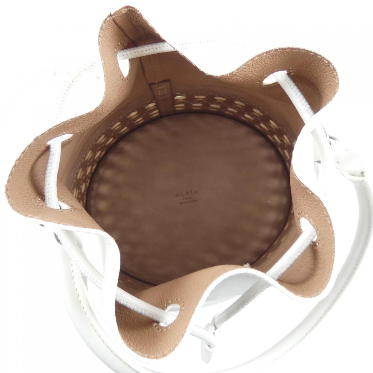 アライア ALAIA BUCKET CORSET BAG