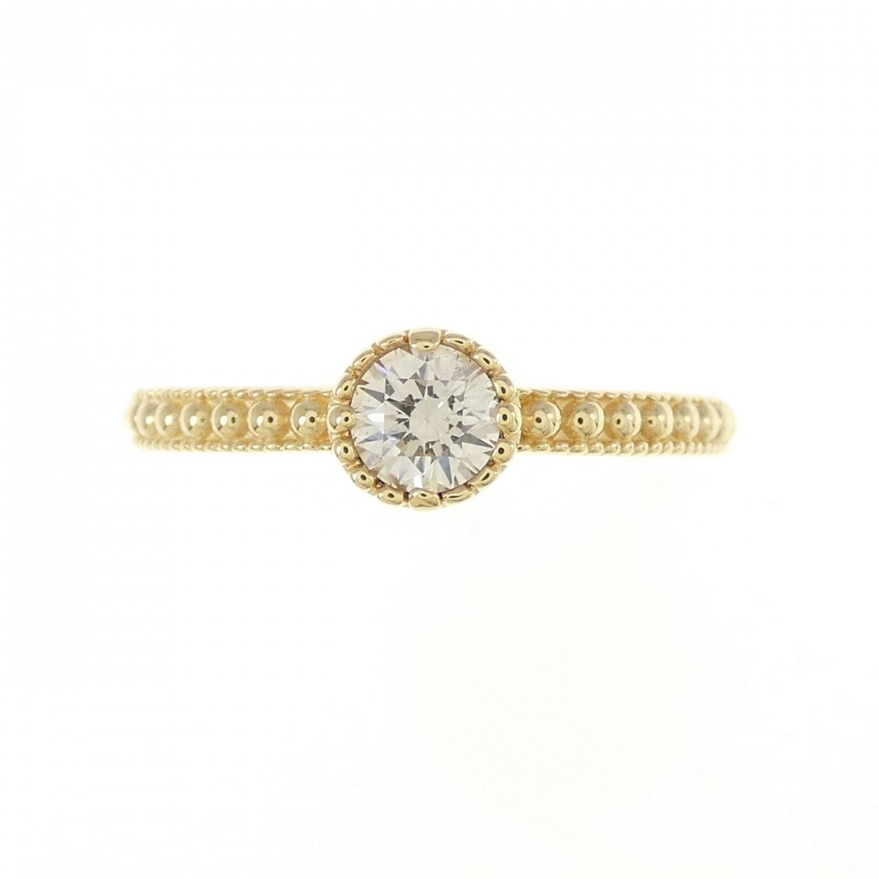 K18YG ダイヤモンド リング 0.269CT