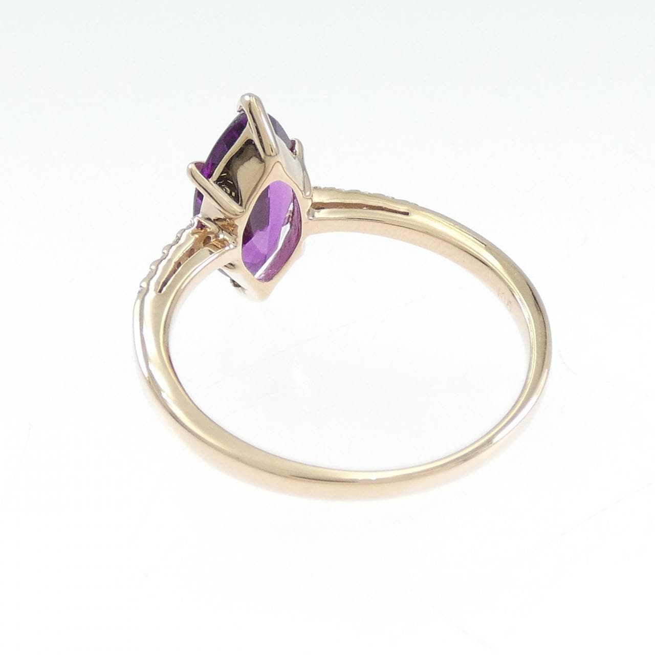 K18PG ガーネット リング 1.79CT