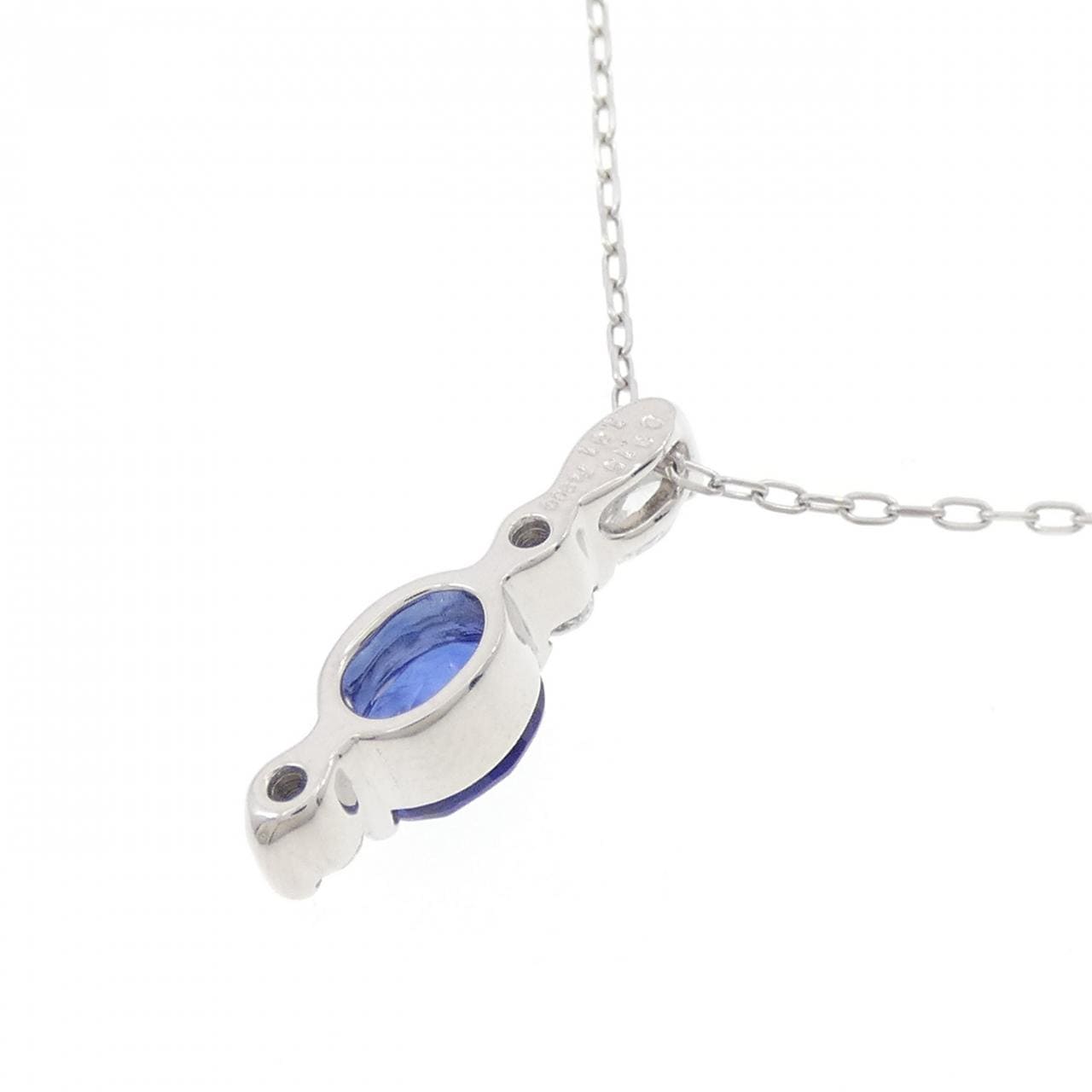 PT900/PT850 Sapphire Necklace 1.01CT