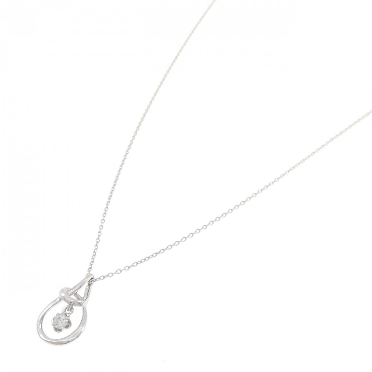 PT900/PT850 ダイヤモンド ネックレス 0.06CT