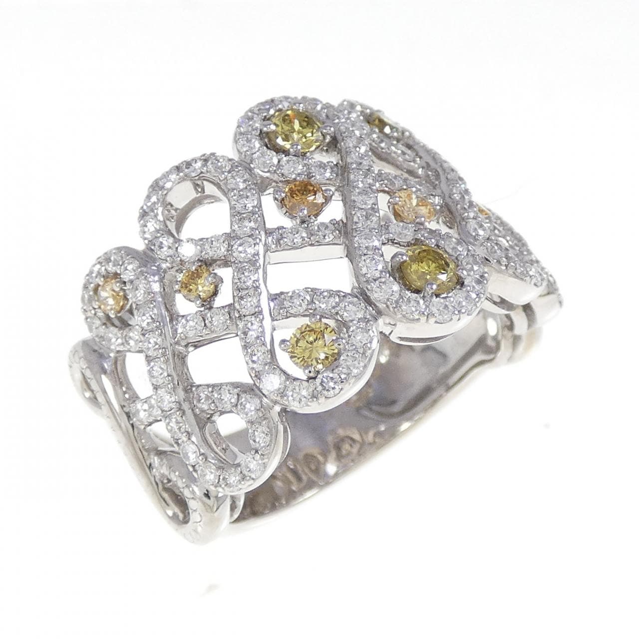 K18WG ダイヤモンド リング 0.39CT