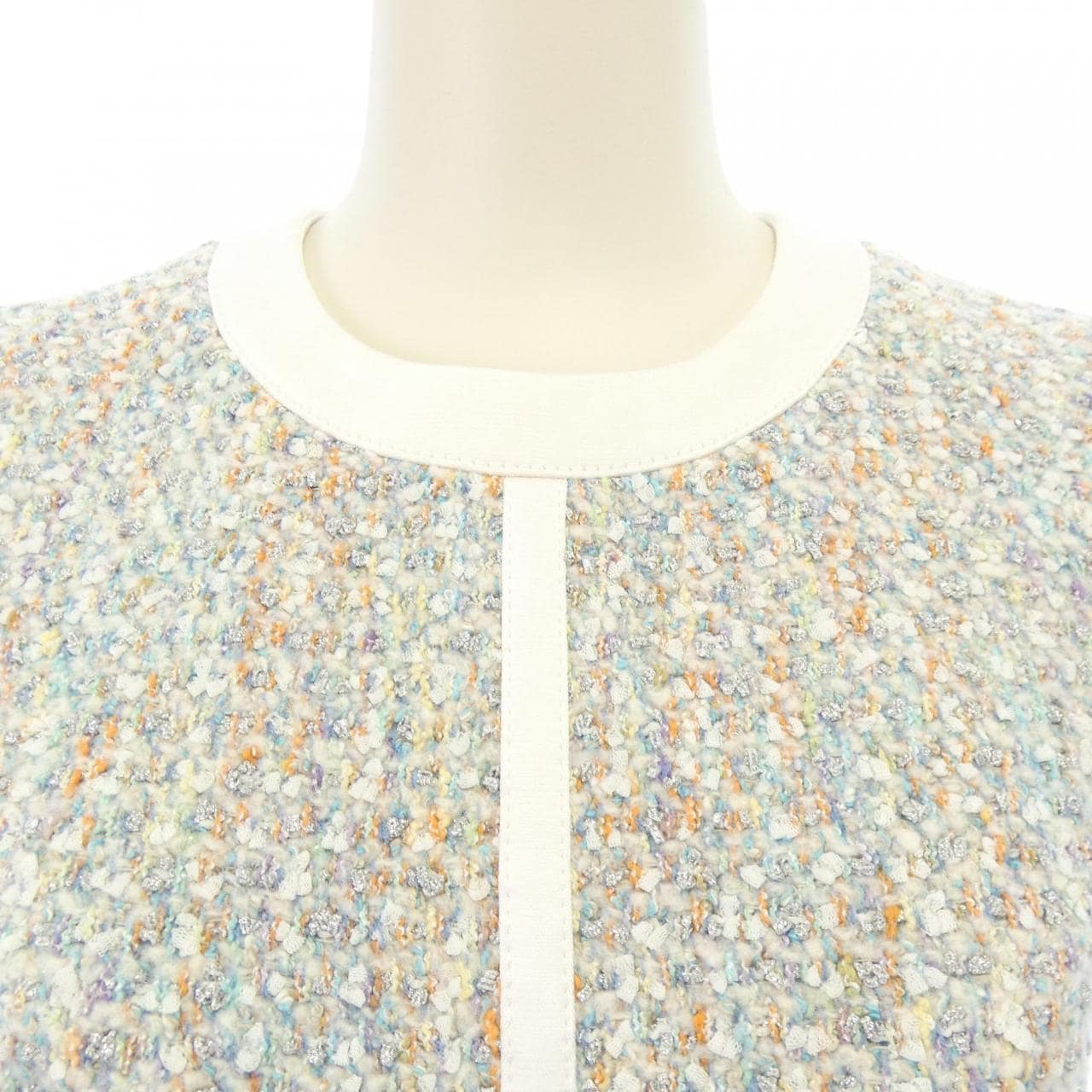 ルイヴィトン LOUIS VUITTON スターダストルレックスツイードAラインドレス FNDR64P24 ワンピース