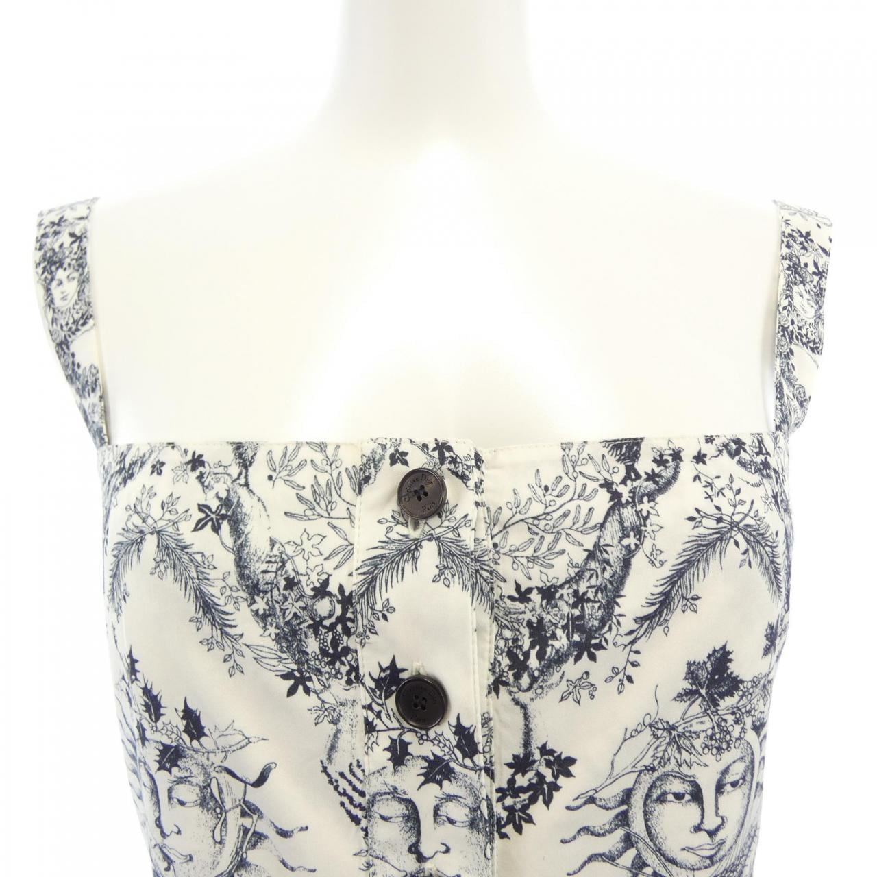 クリスチャンディオール CHRISTIAN DIOR DIORIVIERA FLARE MIDI DRESS 441D57A3816 ワンピース