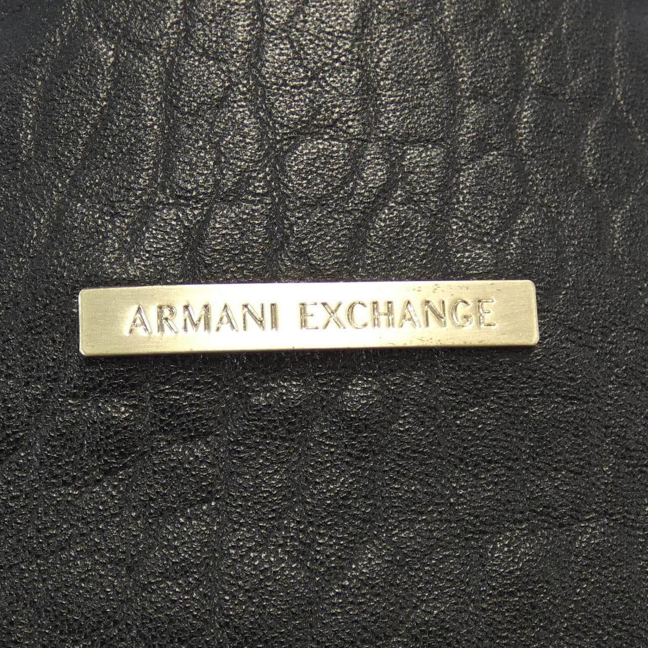 Armani Exchange Leather Rider's Jacket