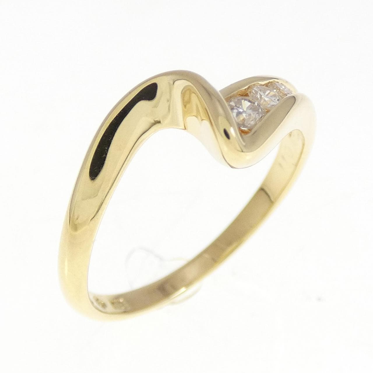K18YG ダイヤモンド リング 0.11CT