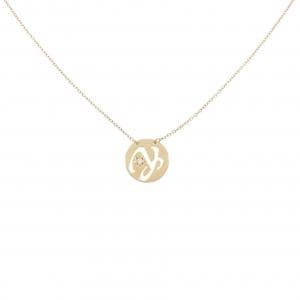 スタージュエリー イニシャル ダイヤモンド ネックレス 0.01CT