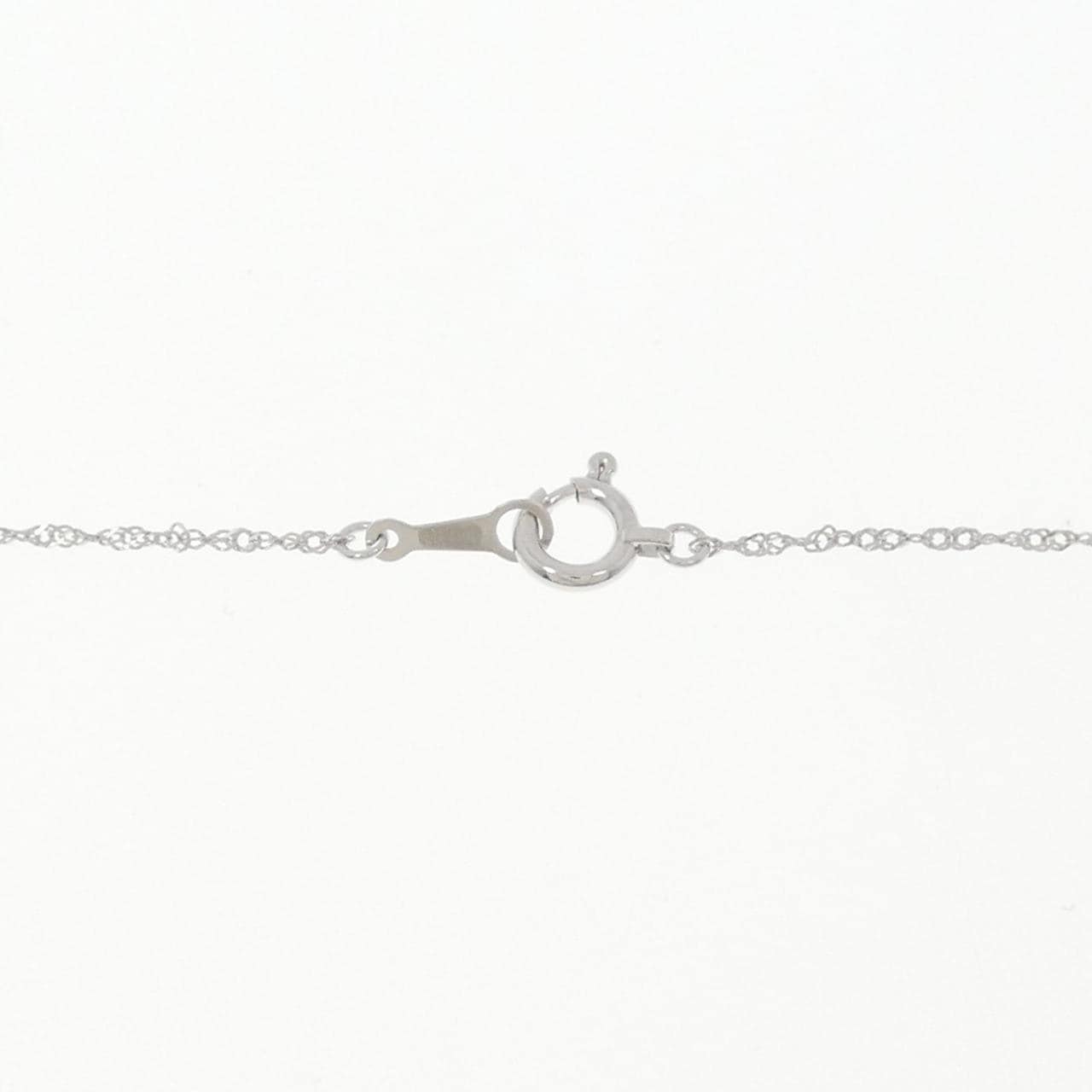 K18WG ダイヤモンド ネックレス 0.50CT