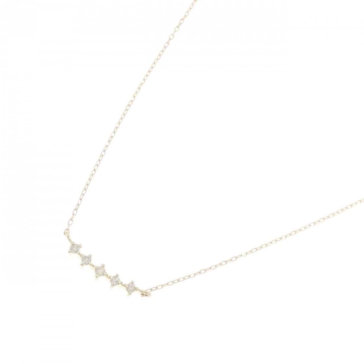 K10YG ダイヤモンド ネックレス 0.05CT