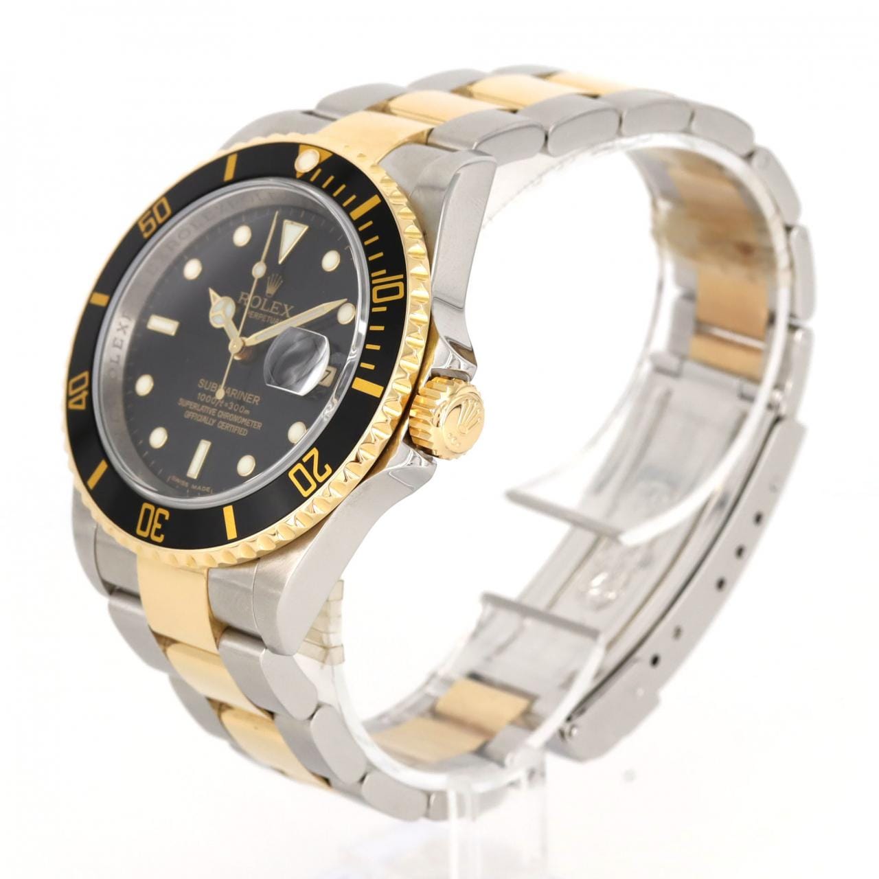 ROLEX Submariner Date 16613 SSxYG Automatic V