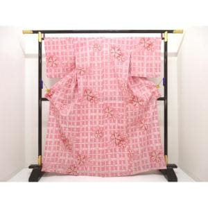 【新品】女ゆかた絞り加工　Ｆサイズ