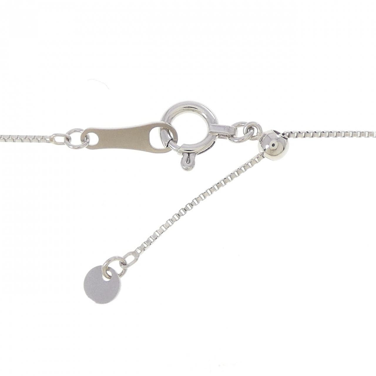 PT900/PT850 グリーンガーネット ネックレス 0.60CT