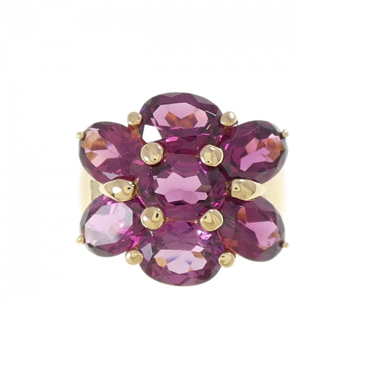 K18YG ガーネット リング