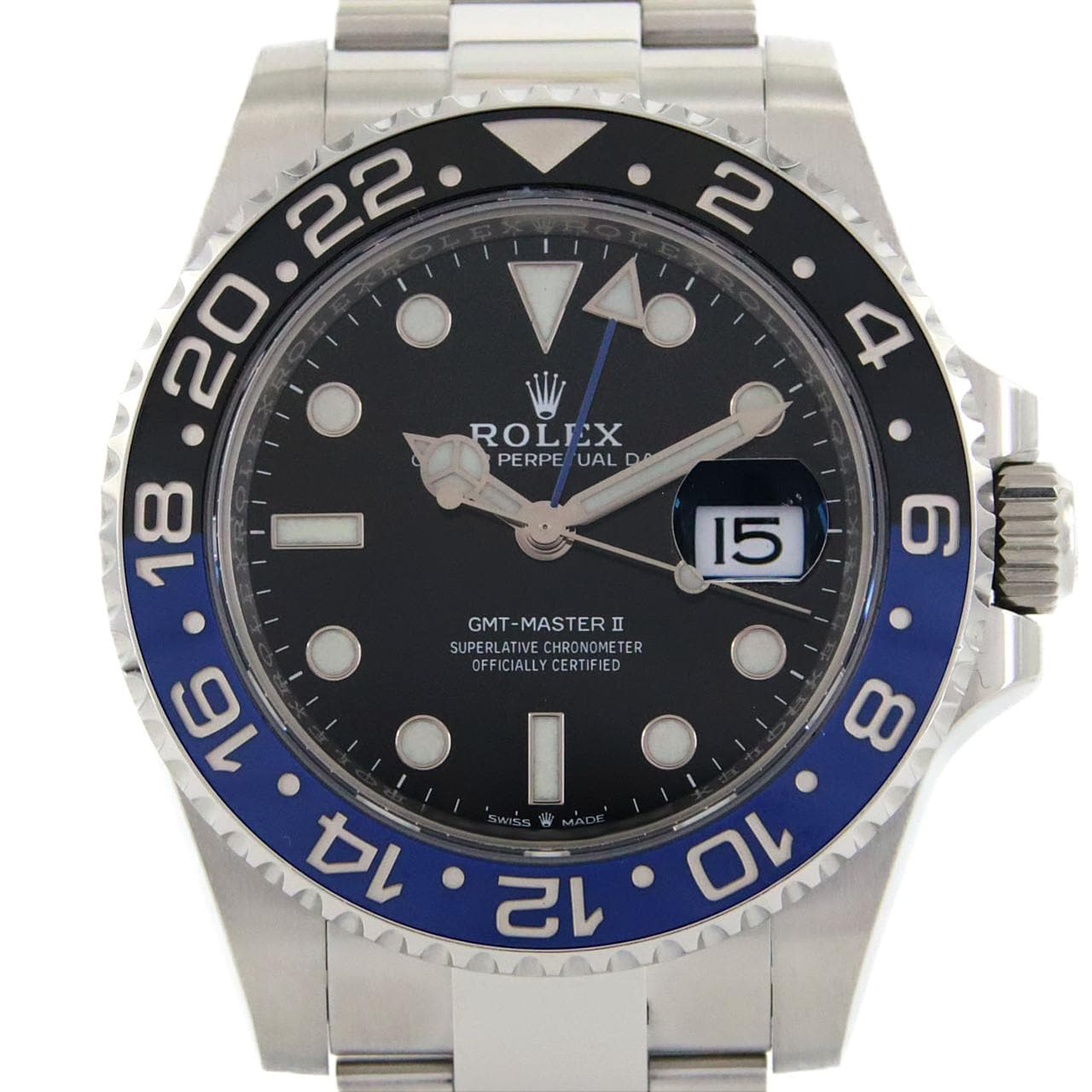 ロレックス GMTマスターⅡ 126710BLNR･3 SS 自動巻 ランダム番