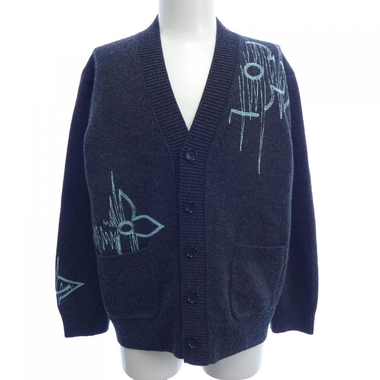 ルイヴィトン LOUIS VUITTON LVフリークエンシーカーディガン HON03WNOS カーディガン