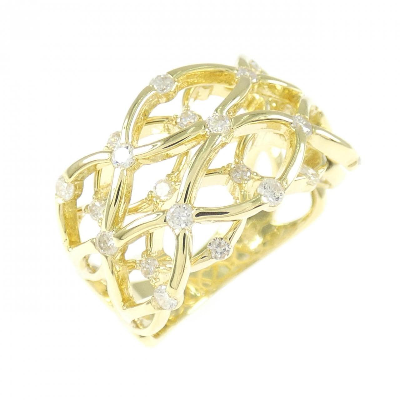 K18YG ダイヤモンド リング 0.50CT