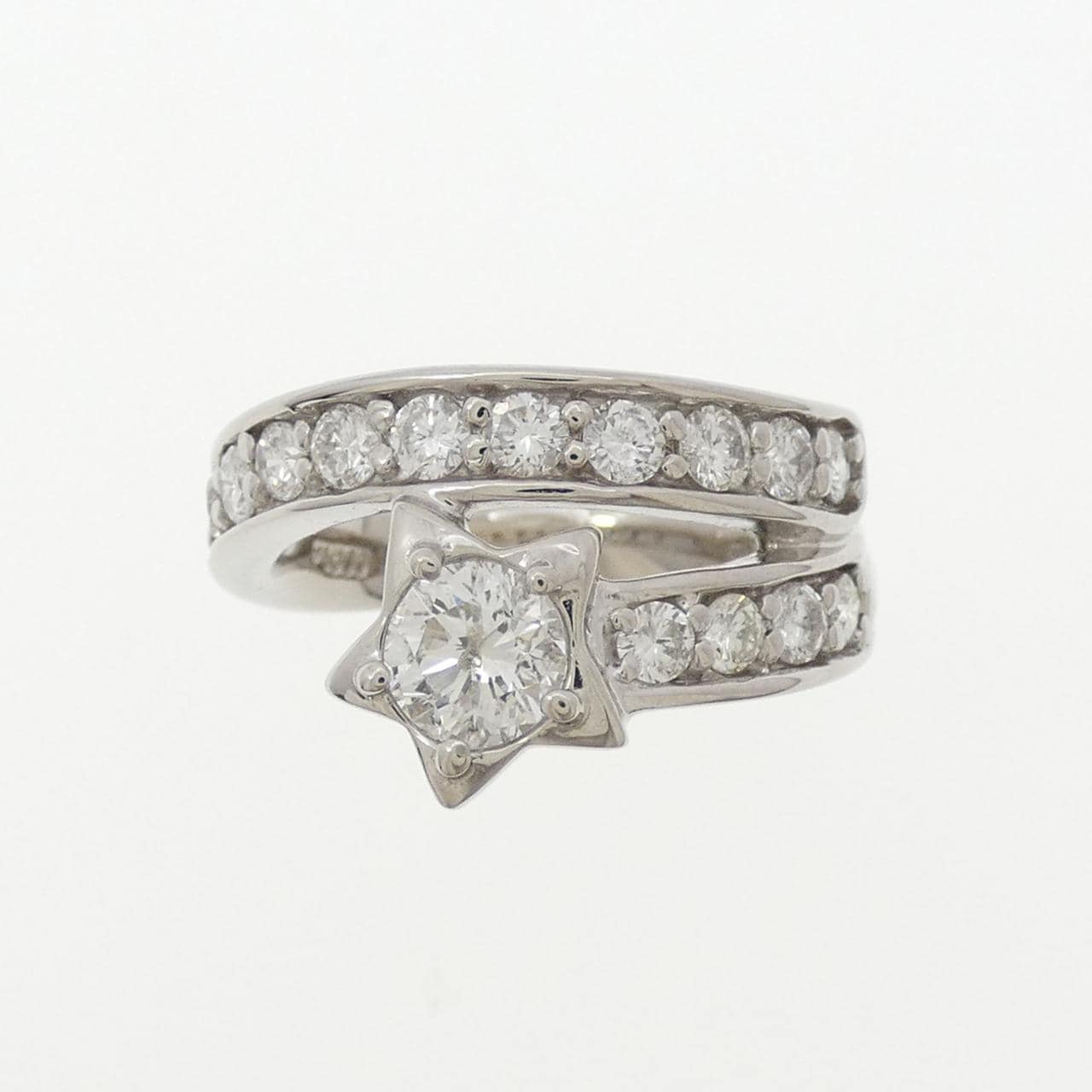 PT900 スター ダイヤモンド リング 0.53CT