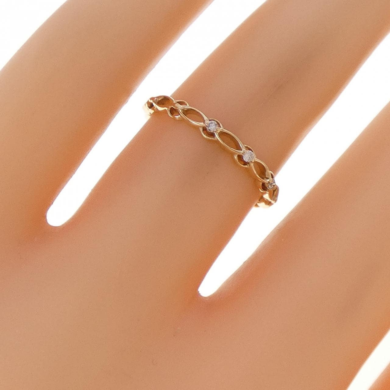 アガット ダイヤモンド リング 0.02CT
