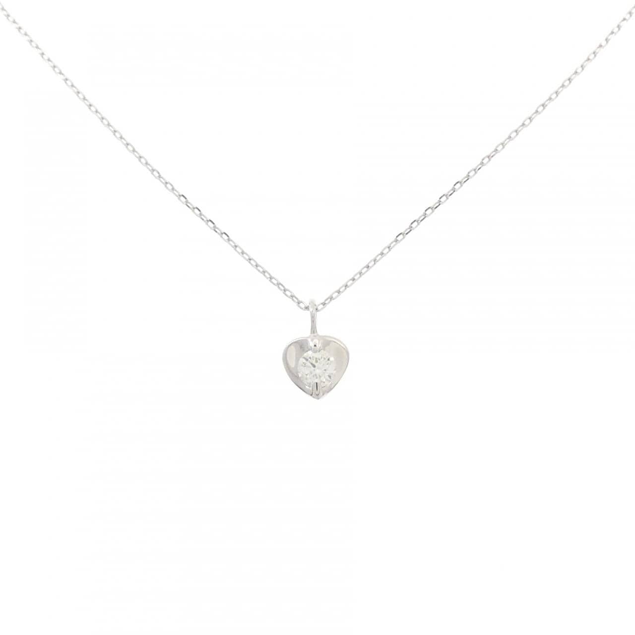 K18WG ダイヤモンド ネックレス 0.08CT