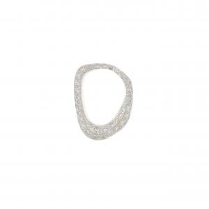 ヨン 合成ダイヤモンド ピアス 0.40CT 片耳