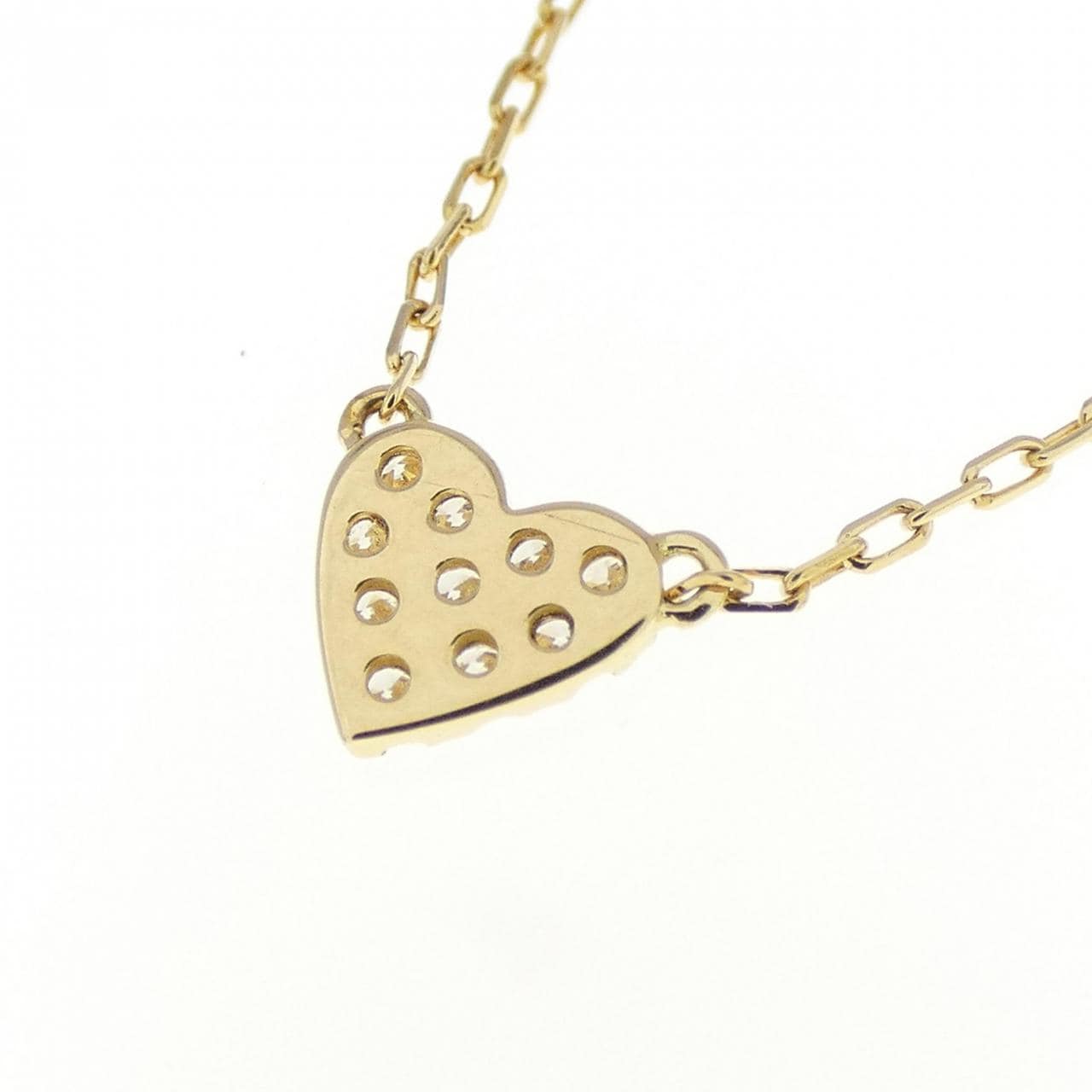 アーカー ハートパヴェ ネックレス 0.05CT