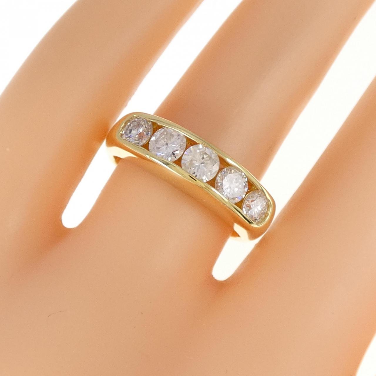 K18YG ダイヤモンド リング 1.05CT