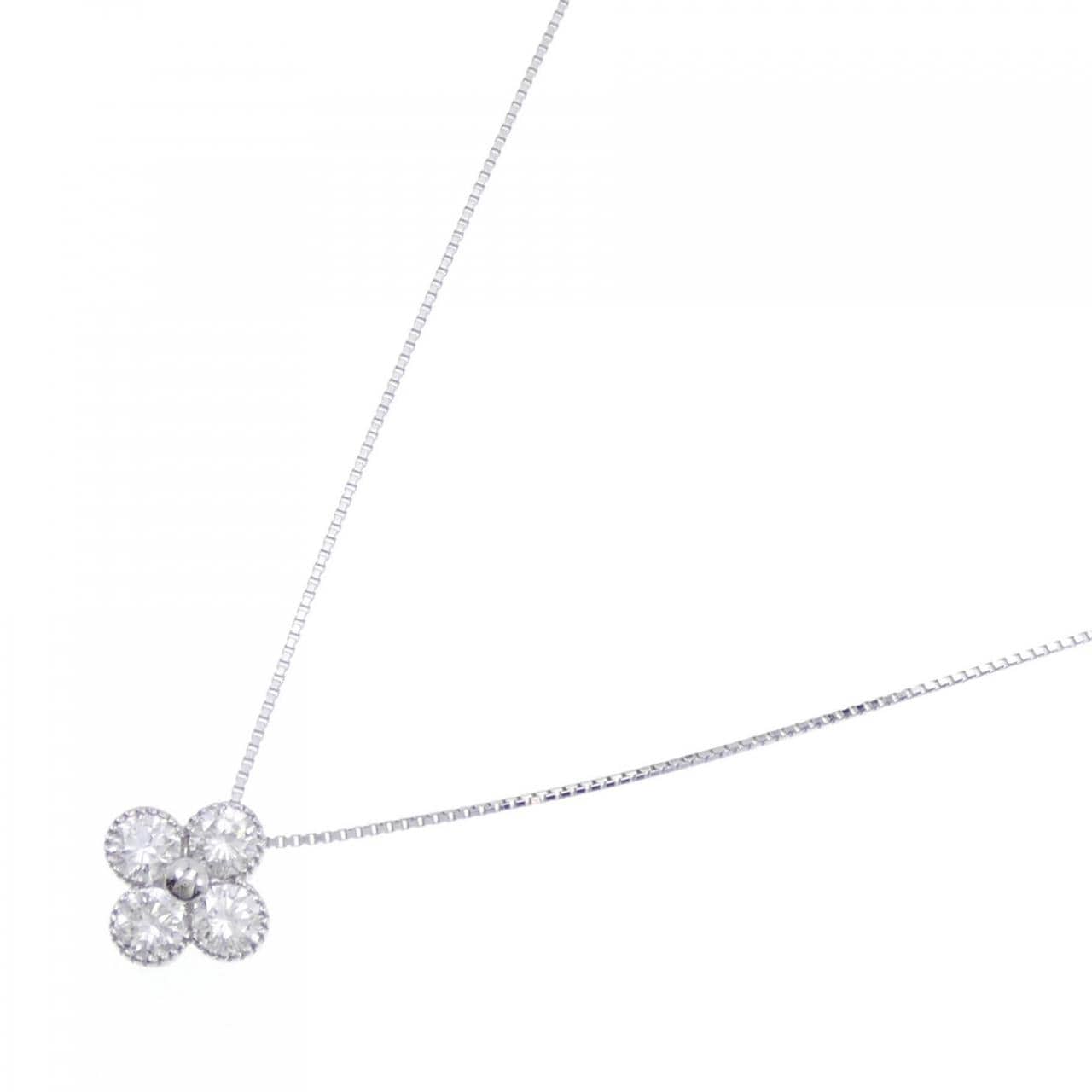 [BRAND NEW] PT Diamond Necklace 1.048CT F SI2 Good