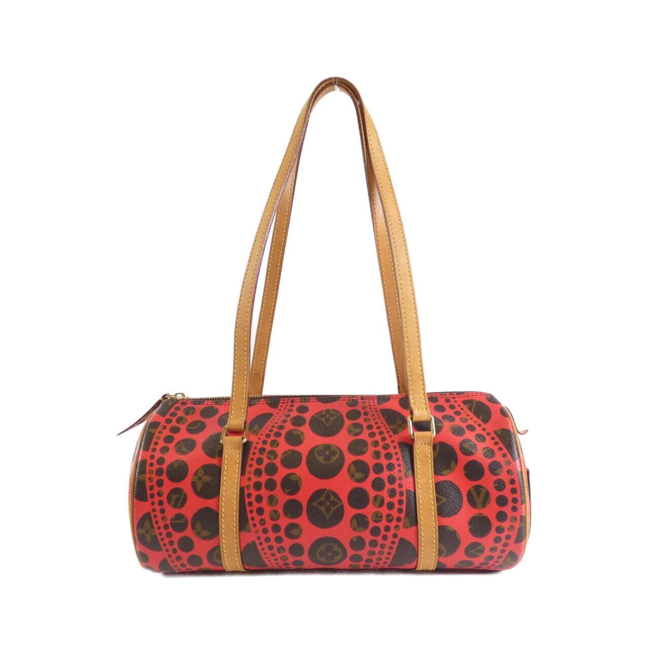 LOUIS VUITTON Monogram Pumpkin Dot (Yayoi Kusama) Papillon 30cm M40689 Bag