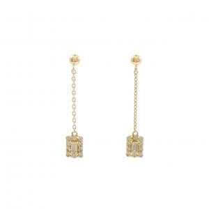 【新品】K18YG ダイヤモンド ピアス 0.20CT