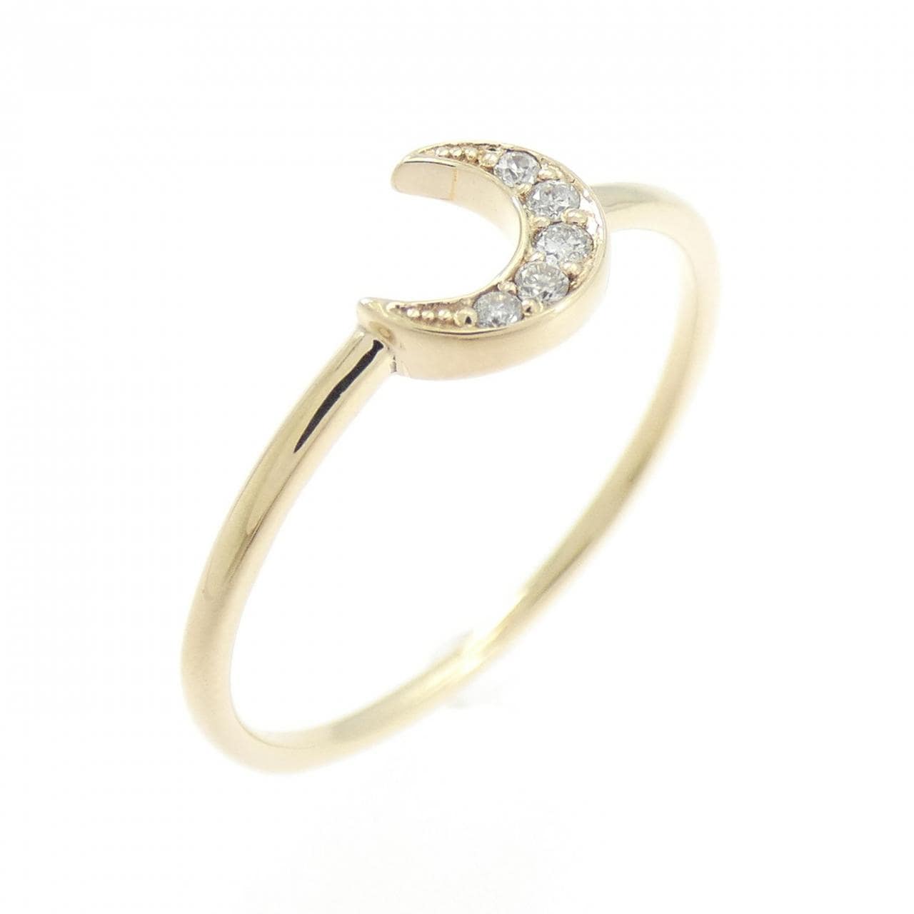 ジュエッテ ムーン ダイヤモンド リング 0.03CT