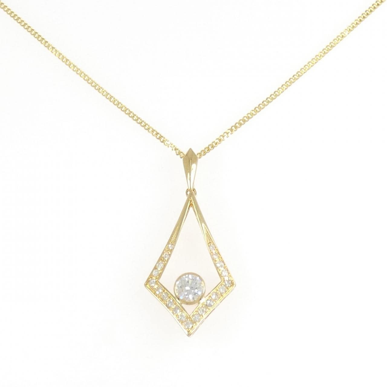 K18YG ダイヤモンド ネックレス 0.354CT