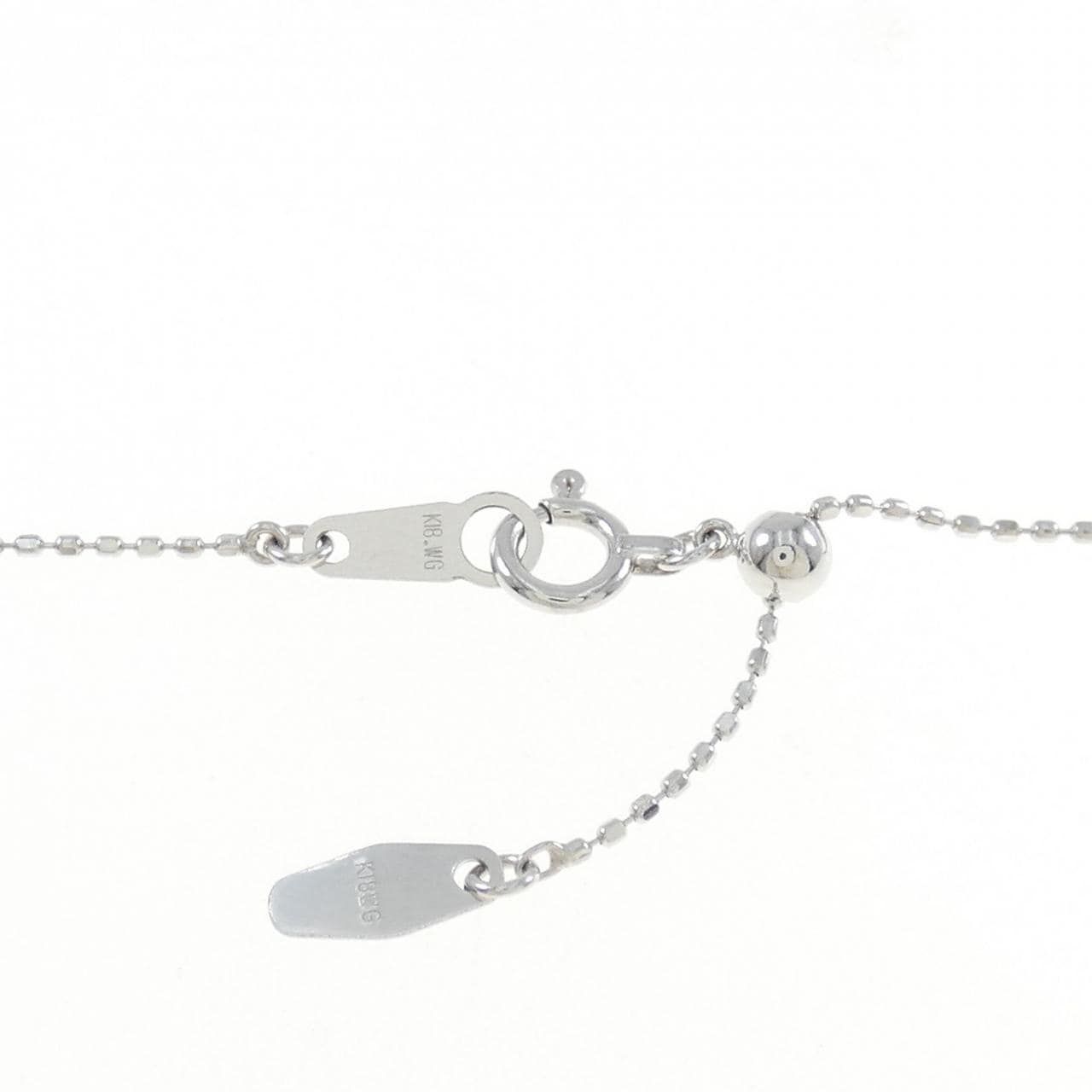 K18WG Tanzanite necklace 3.09CT