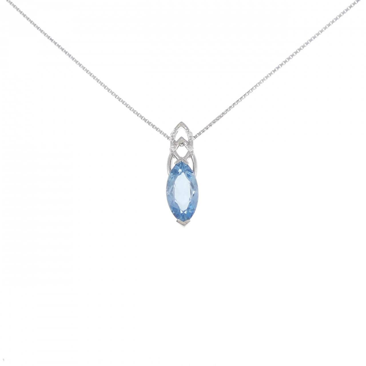 PT Aquamarine Necklace 1.61CT