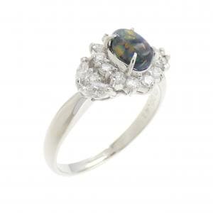 PT900 ブラックオパール リング 0.43CT