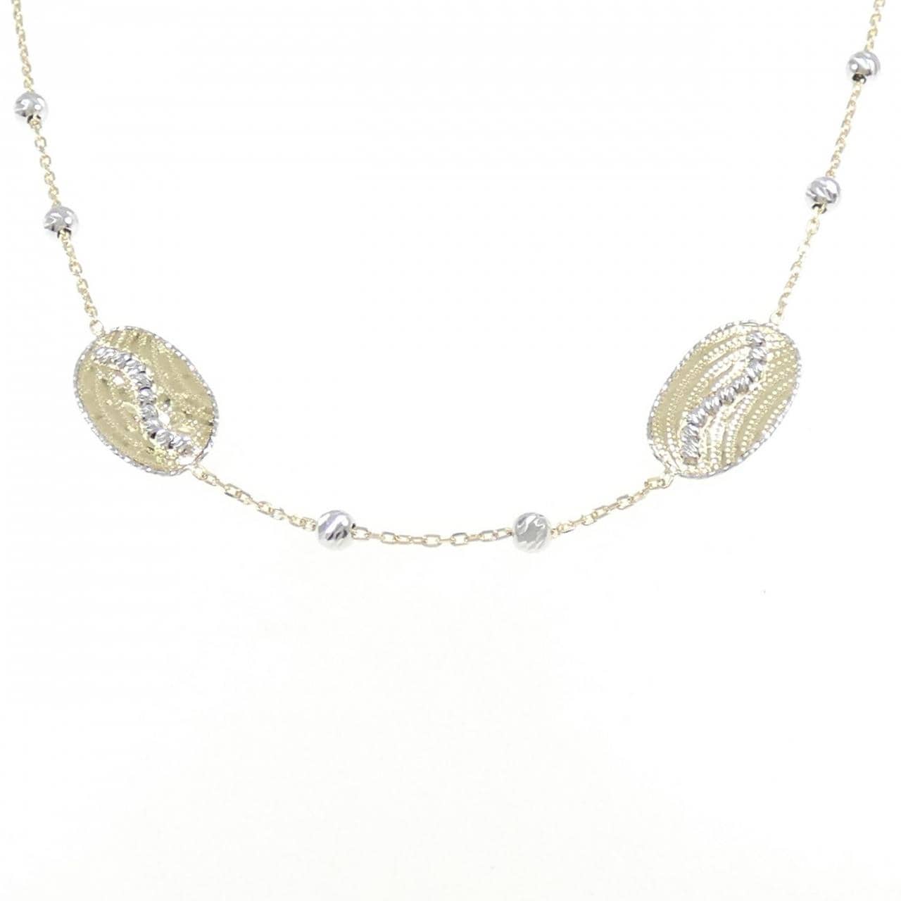 750YG/750WG necklace