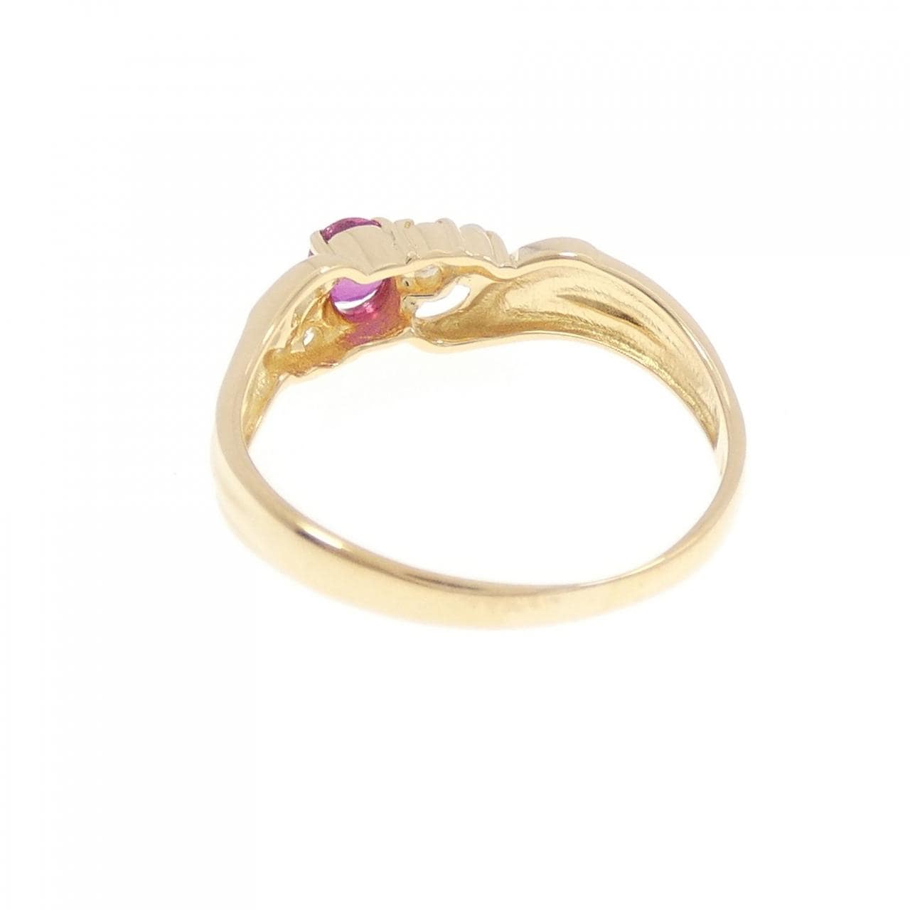 K18YG ルビー リング