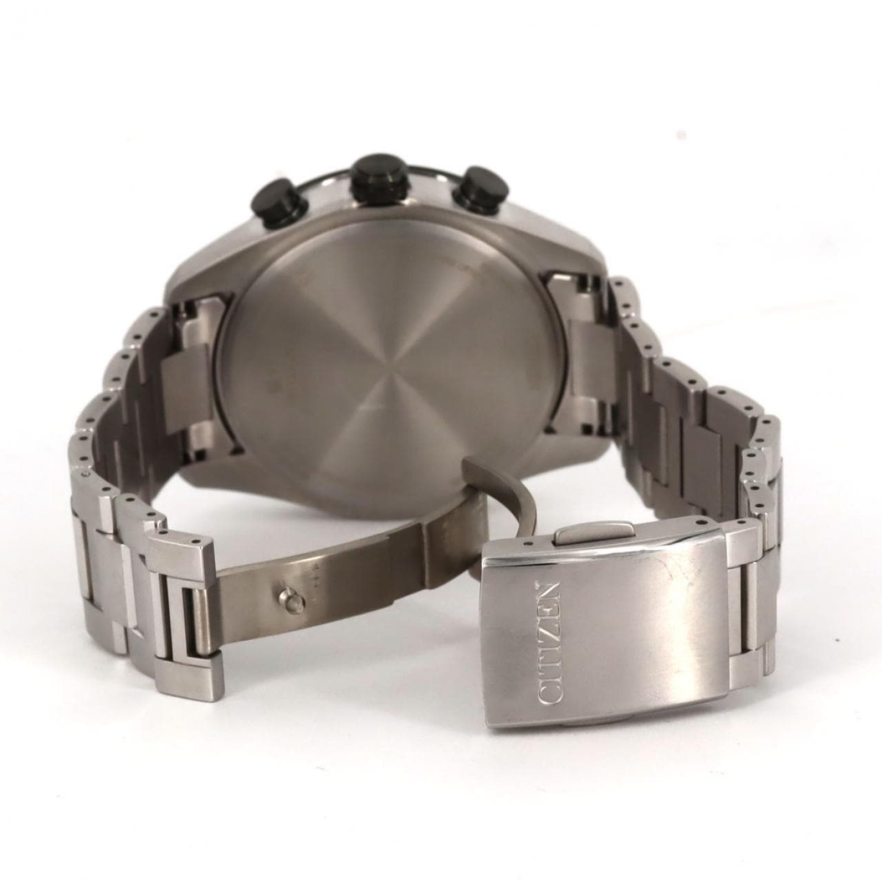 シチズン アテッサ 電波時計 TI LIMITED H800-A1CN209/AT8184-57E TI ソーラークォーツ