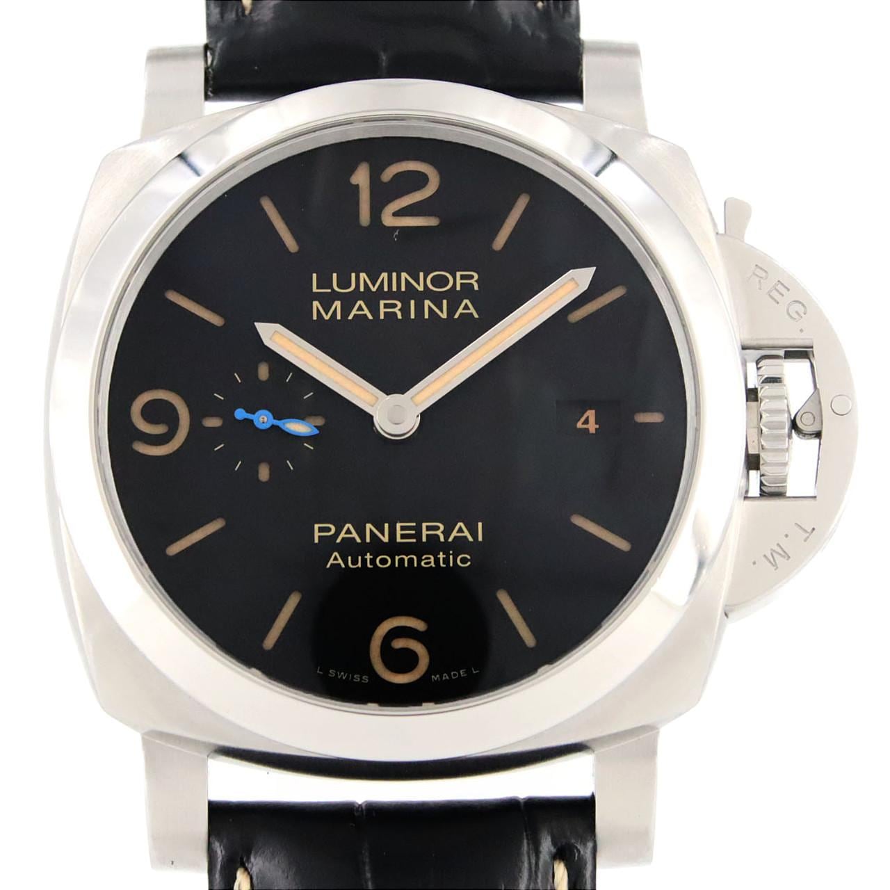 【ノーメンテナンス還元価格】パネライ ルミノールマリーナ1950 3DAYSオートマティックアッチャイオ PAM01312 SS 自動巻